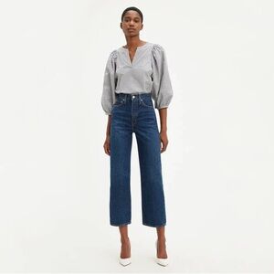 Levi’s Wellthread Ribcage Straight Jeans, Size 29 (fits like 28)